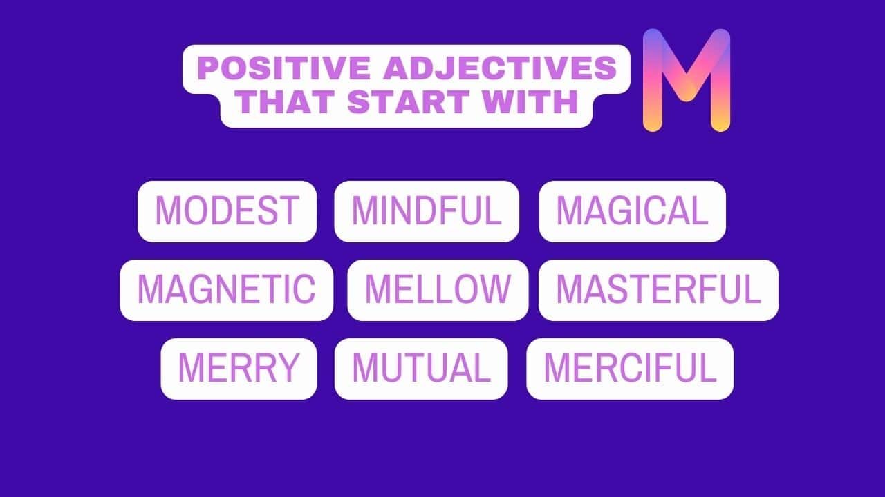 Good Words That Start With M