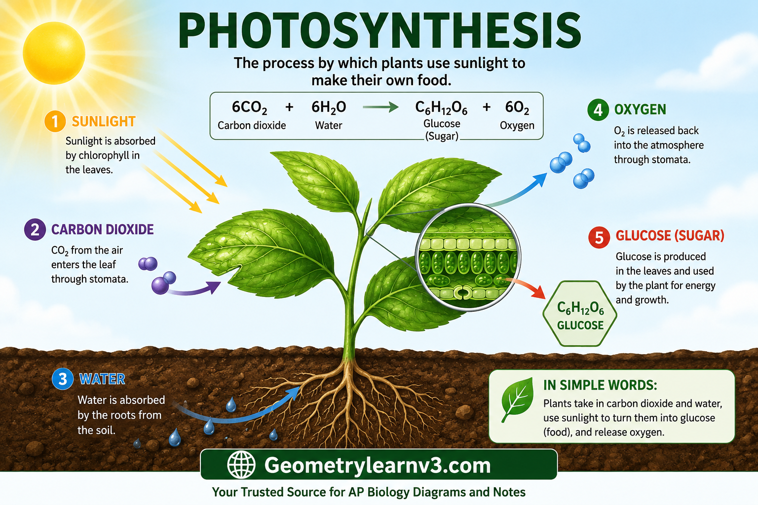 Photosynthesis Diagram AP Bio