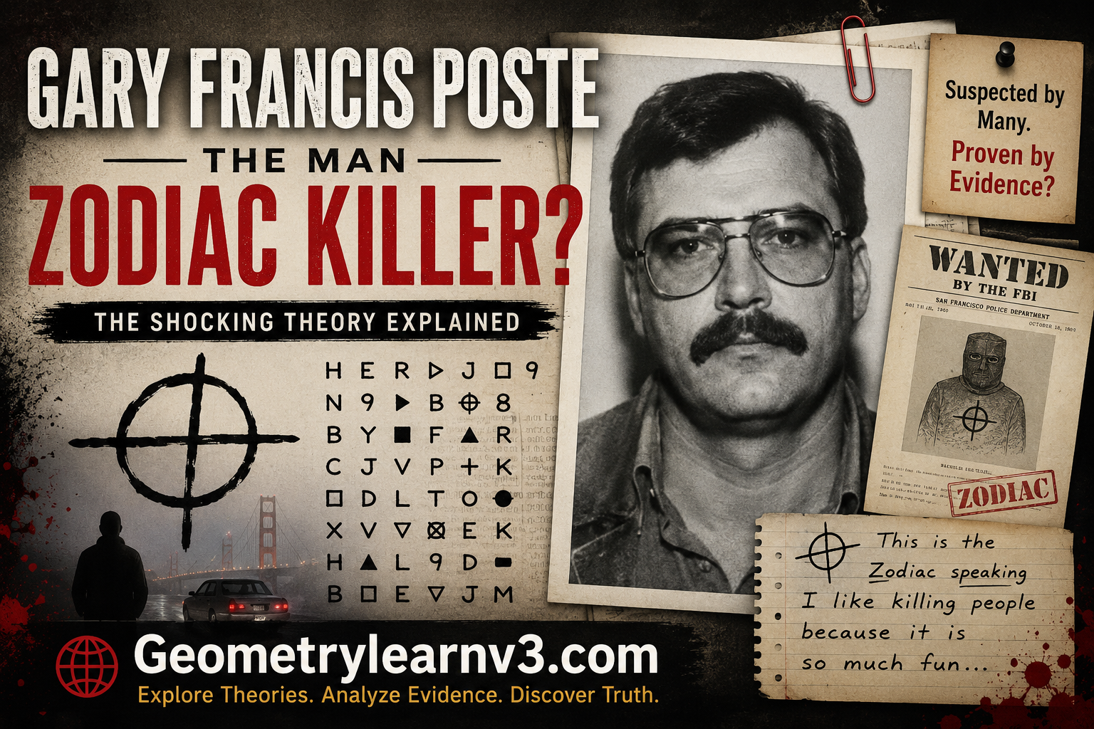 Gary Francis Poste Zodiac Killer