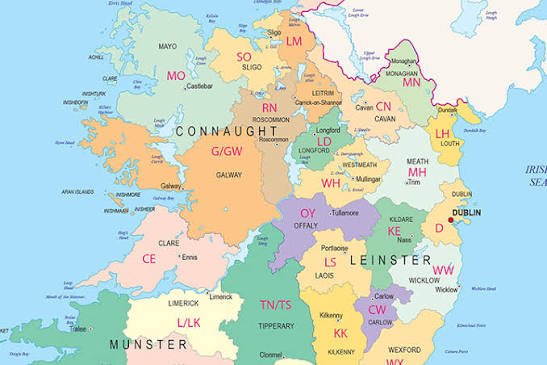 Ireland Map