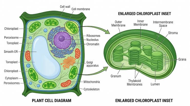 Plant Cell Labeled