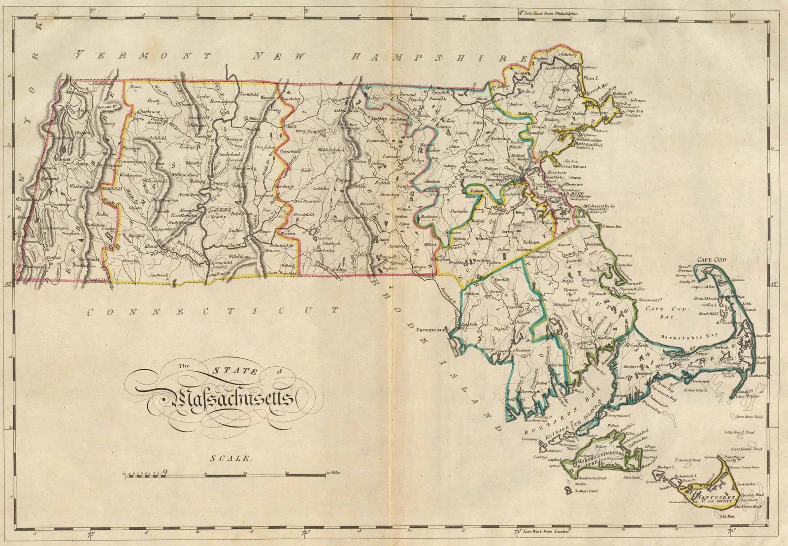 Map of Massachusetts