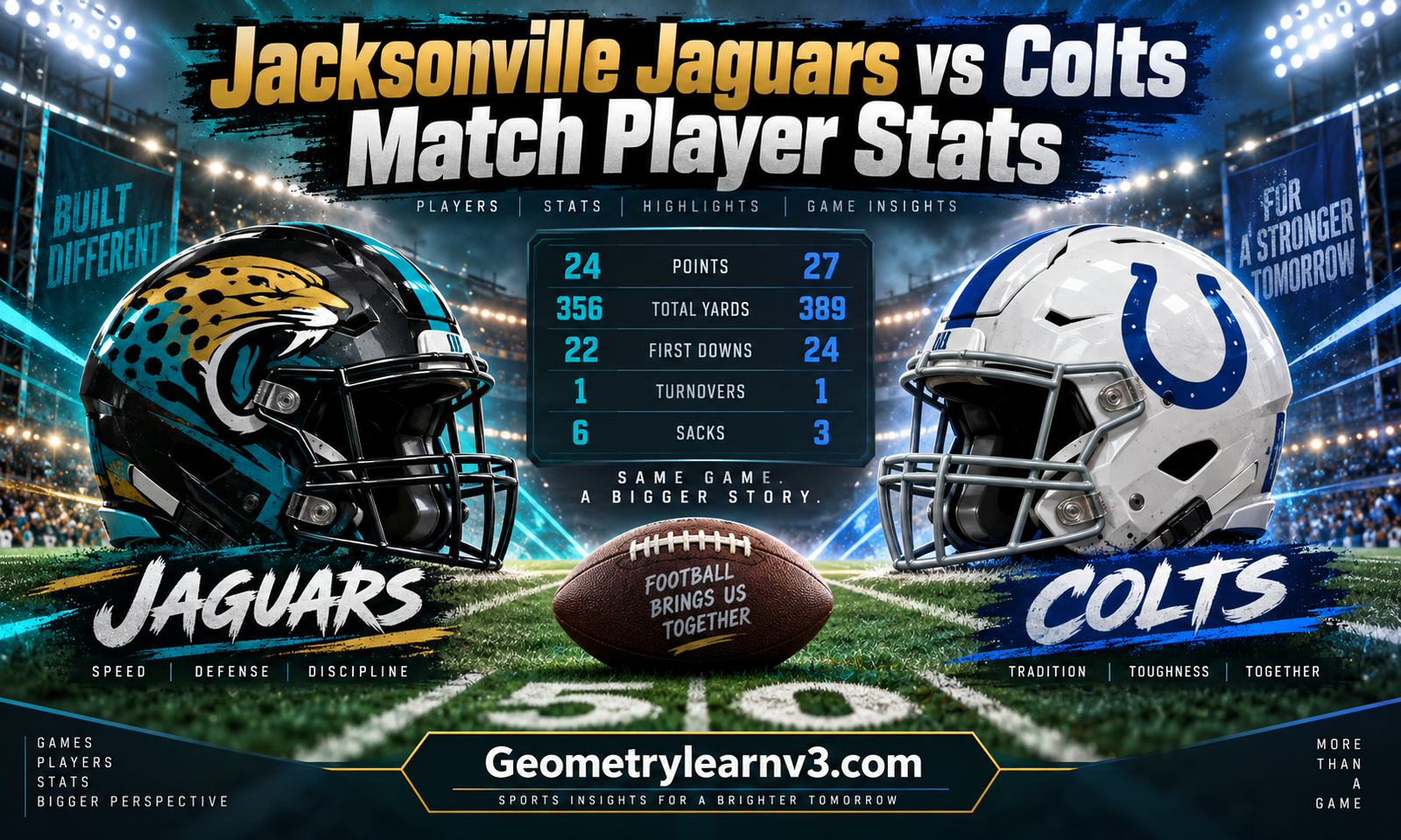 Jacksonville jaguars vs colts match player stats
