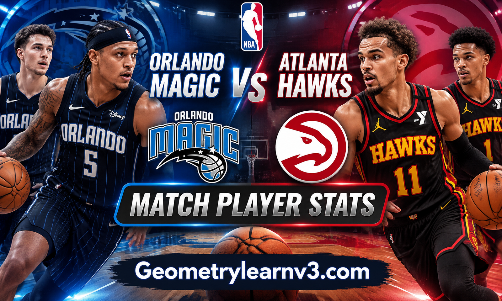Orlando magic vs atlanta hawks match player stats