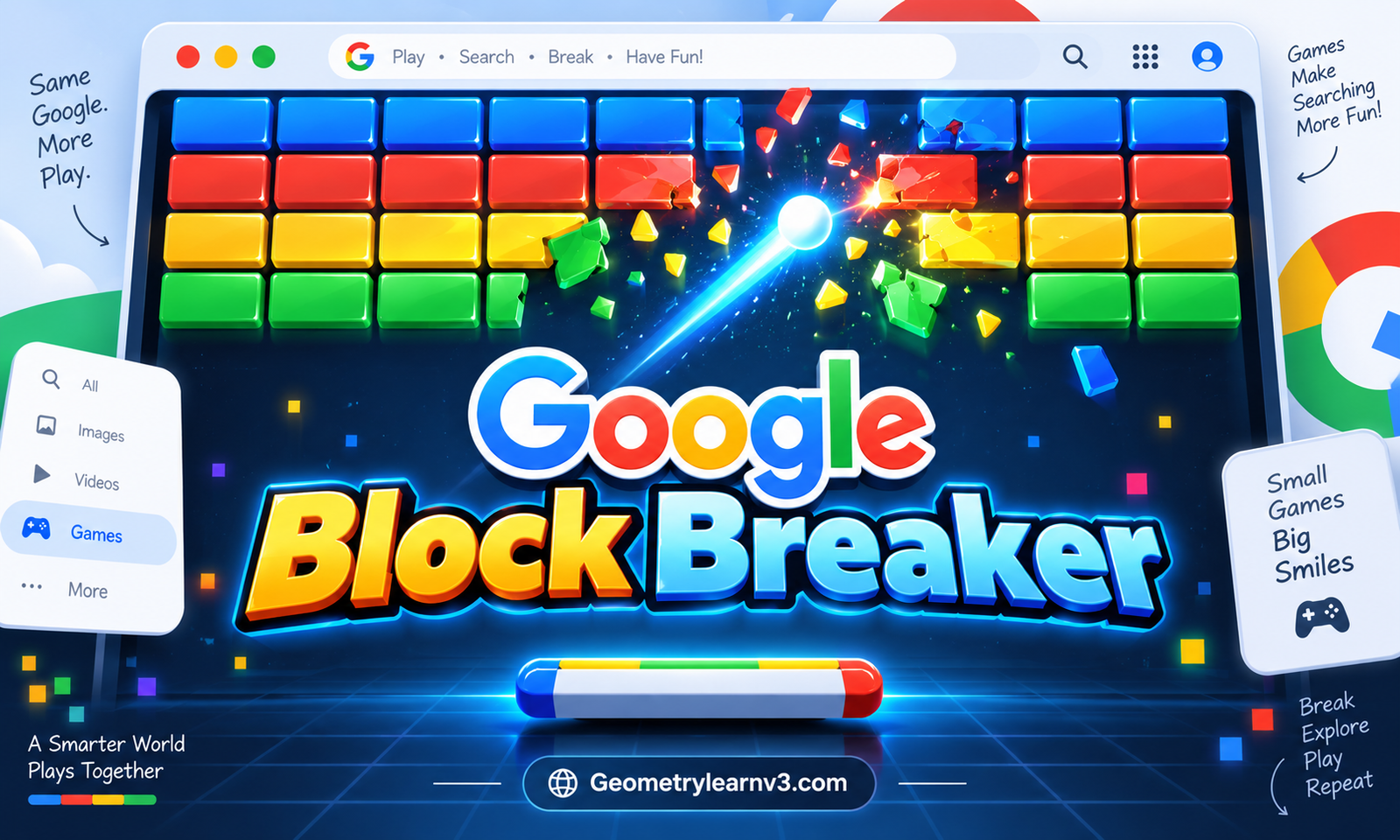Google Block Breaker