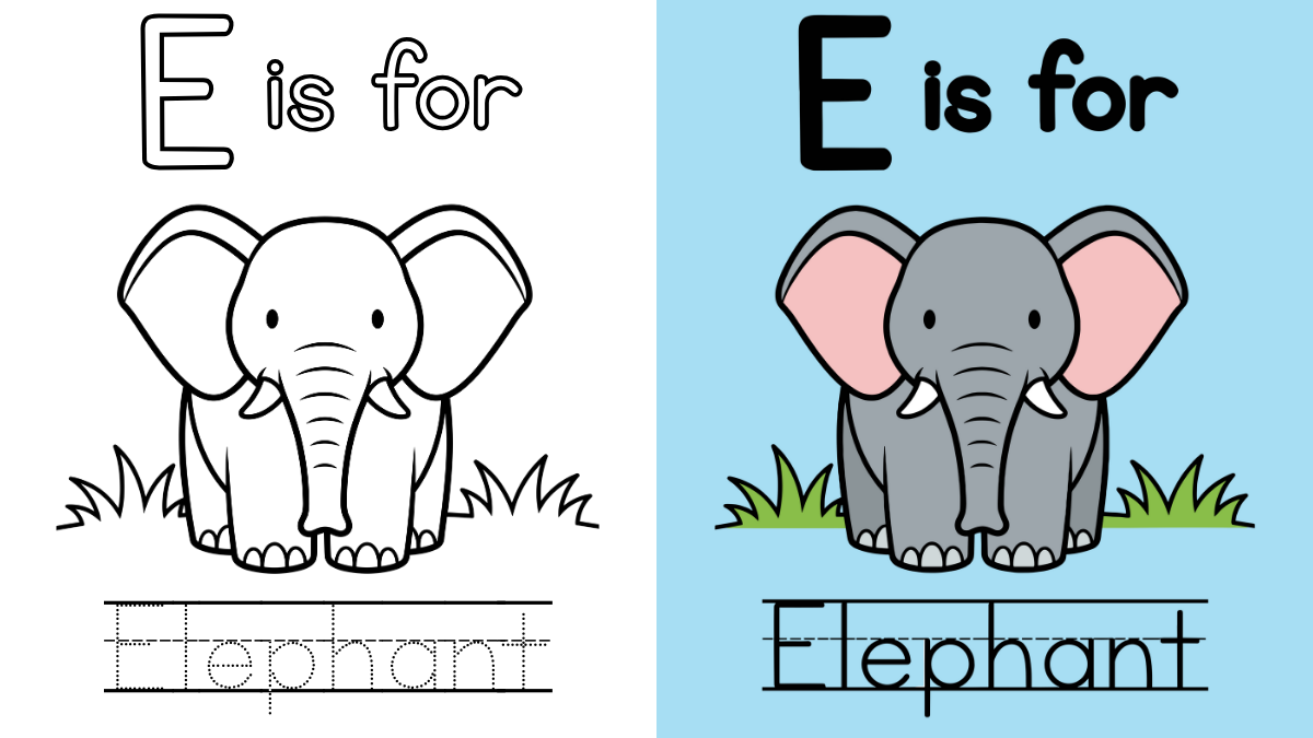 Letter E