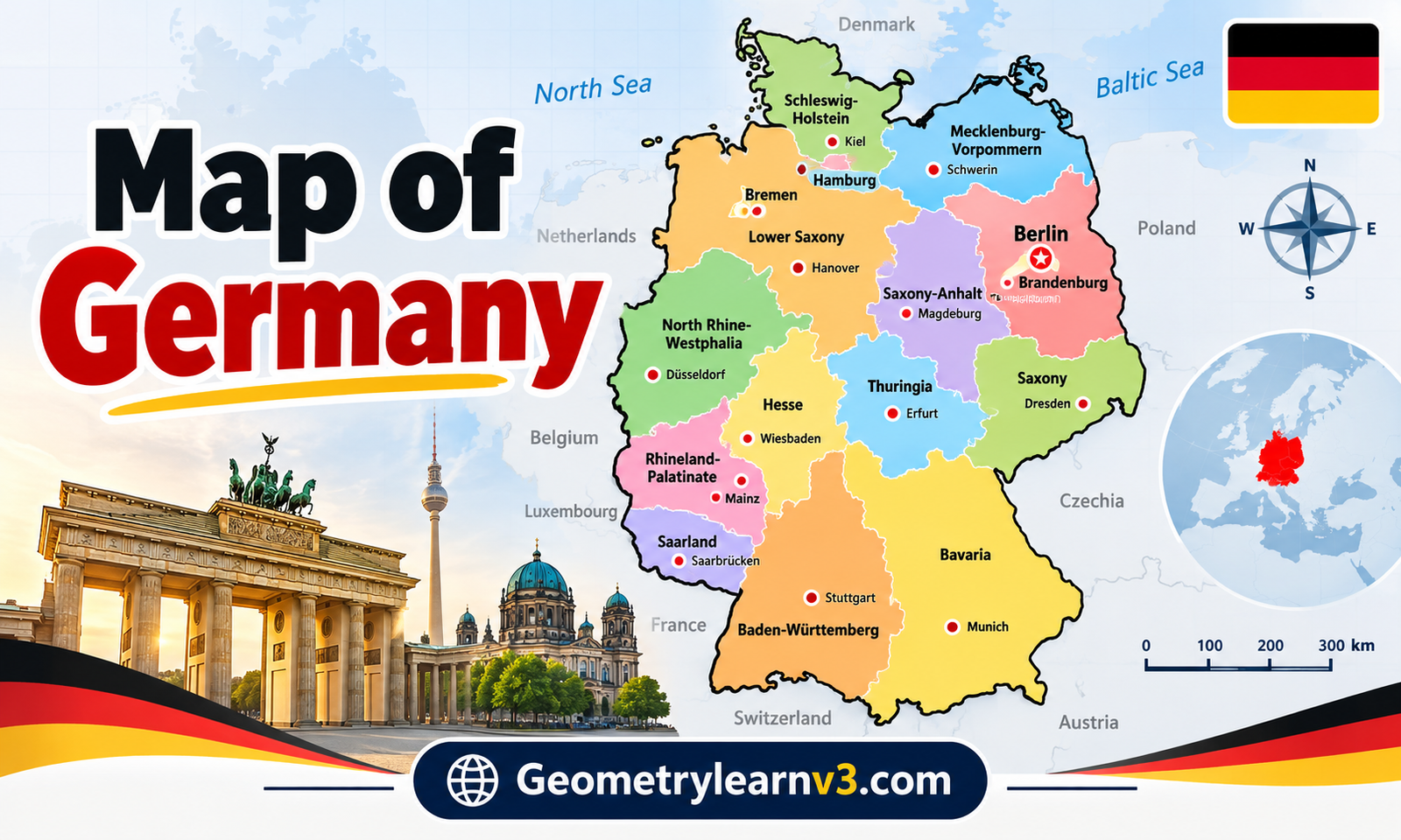 Map of Germany